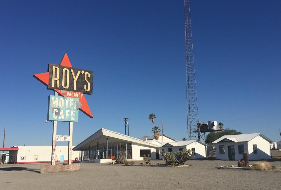 Roy's Motel in Amboy, Calif., is a vintage photo opp for weary wanderers on Route 66.