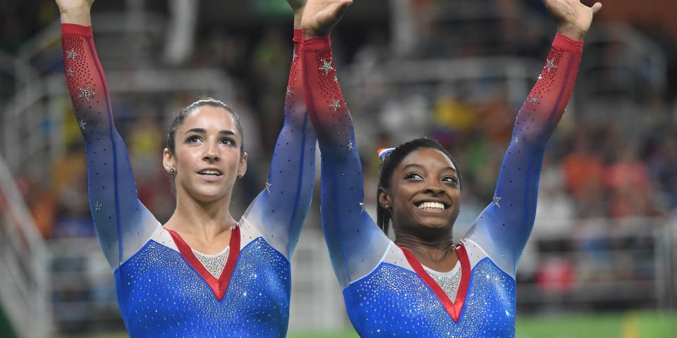 Aly Raisman and Simone Biles