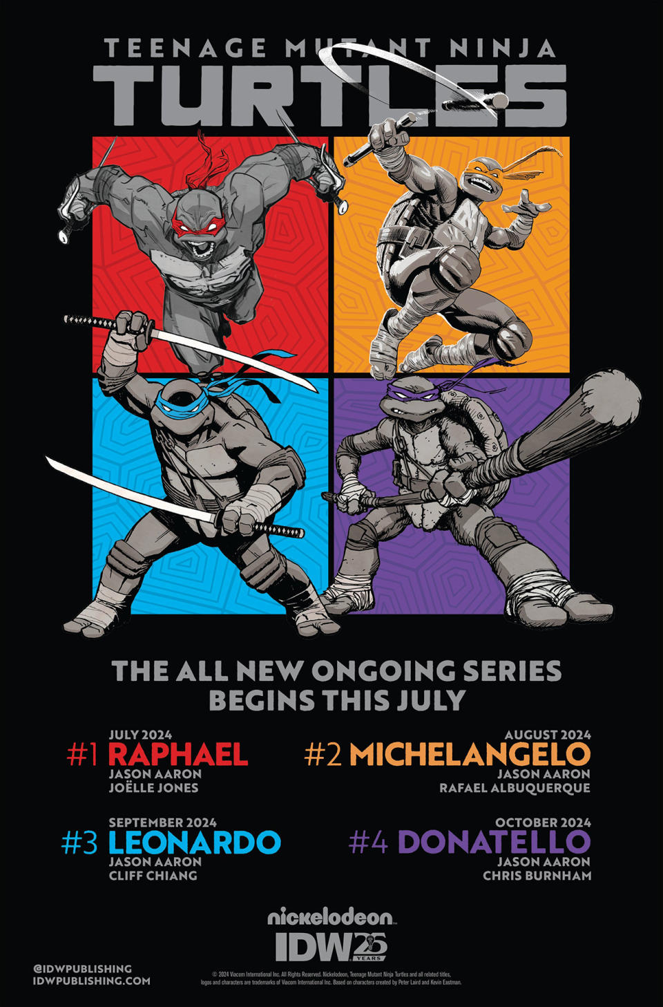 Teenage Mutant Ninja Turtles relaunch promo art