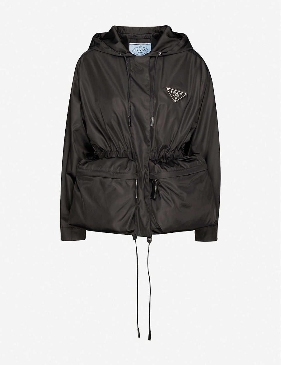 Prada's nylon raincoat