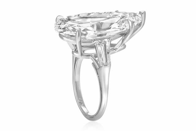 <p>Christie's</p> The 17-carat ring