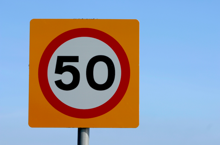 Limit: The health watchdog wants motorway speeds reduced to 50mph (Rex)