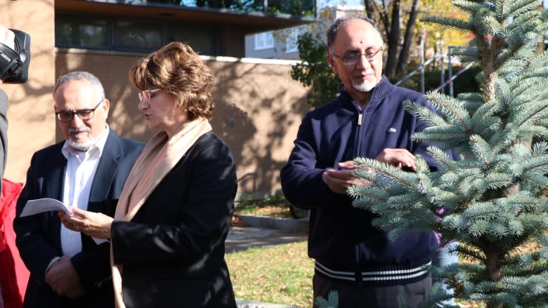 'Future generations will know what happened here': Tree memorial honours mosque shooting victims