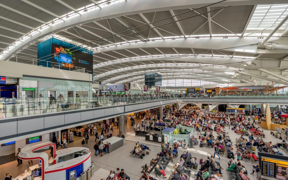 Heathrow Airport recorded its third highest number of passengers last year