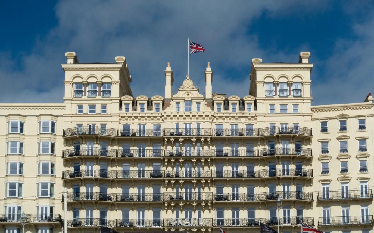 Last year Peter James spent a day as a concierge in Brighton's Grand Hotel in as research