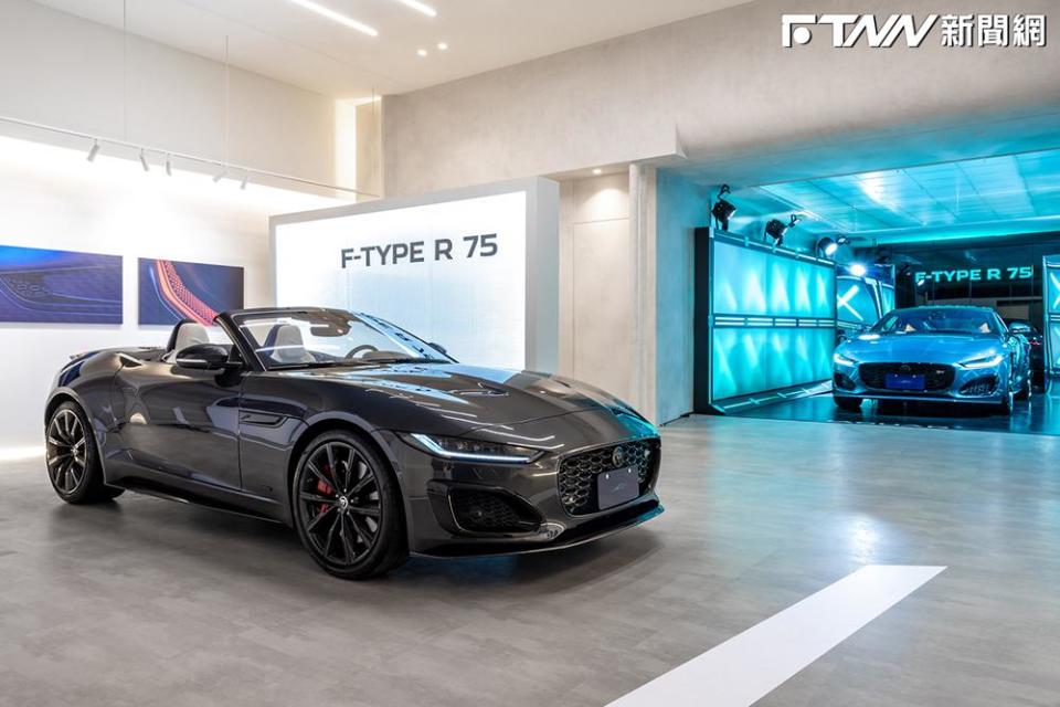 適逢 Jaguar F-TYPE 最後一個年式車型與跑車發展 75 周年，台灣正式引進 Jaguar F-TYPE R 75 雙門和敞篷兩種車型。