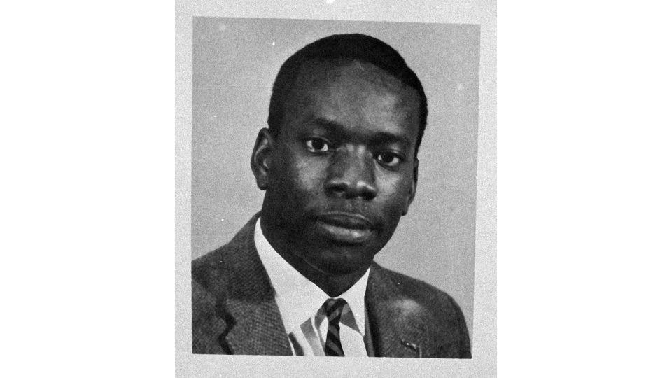 Clarence Thomas as seen in a high school year book photo, circa 1959. Thomas was raised by his maternal grandparents as a devout Catholic. He went to the College of the Holy Cross and graduated with a degree in English literature. He then got a law degree from Yale Law School. - AP
