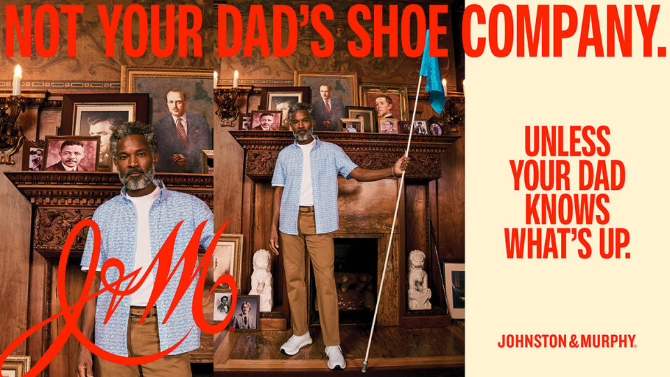 Johnston & Murphy, Johnston Murphy, mens shoes, dress shoes, loafers, campaign, not your dads shoe company, not your dads shoes, Genesco