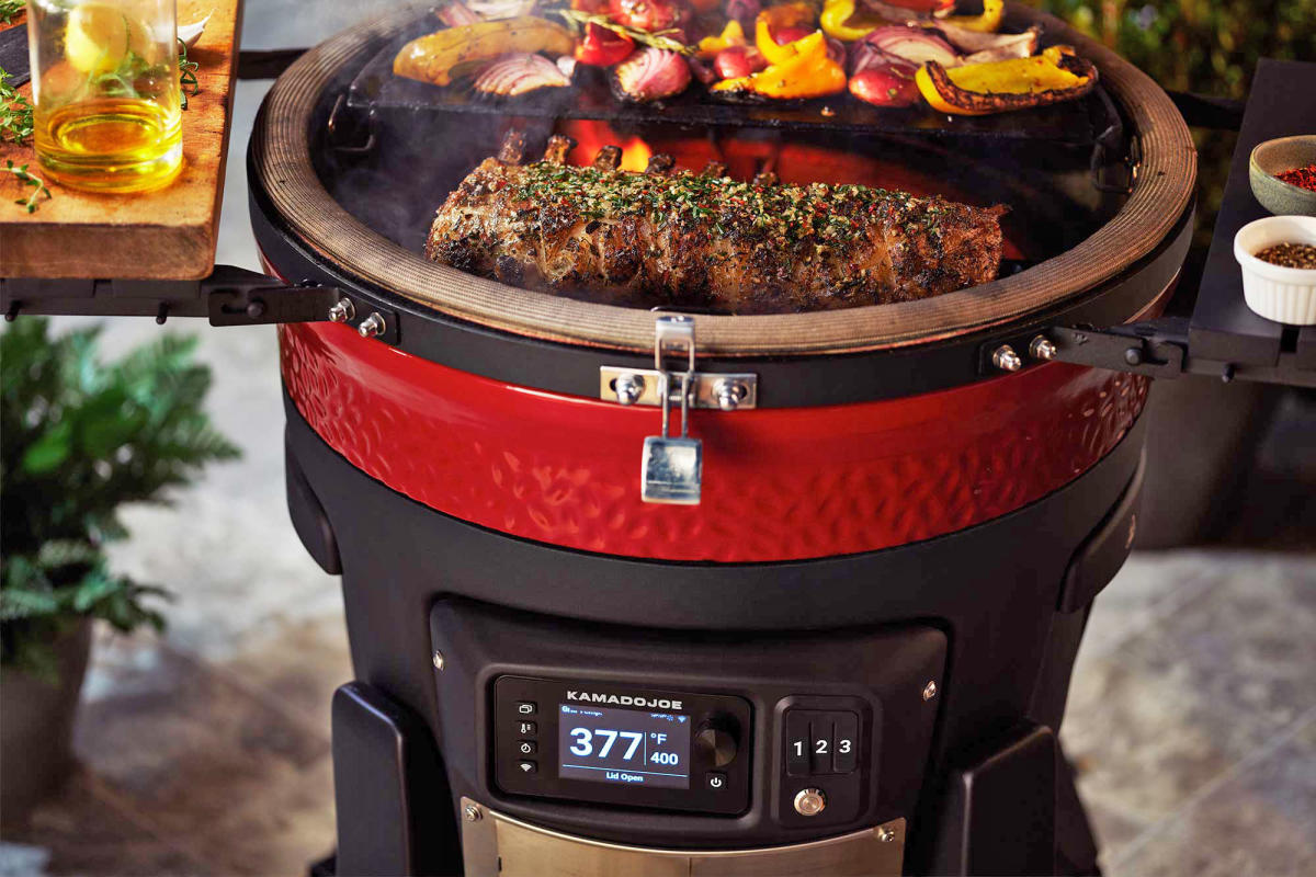 Kamado Joe's new ceramic grill has built-in smart features and one