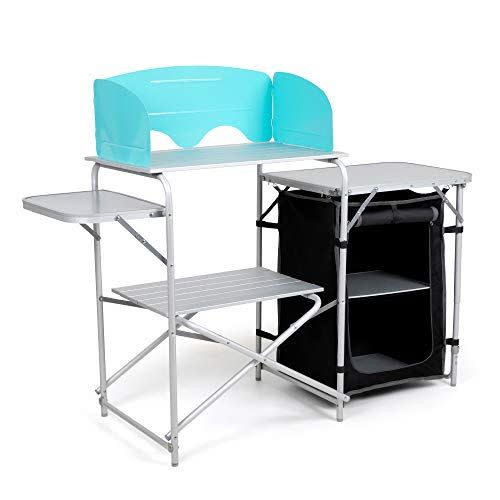 6) Laralinc Camp Kitchen Table for Portable Camping
