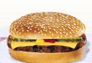 7.The answer is:? <br> a) Burger King Cheeseburger <br>