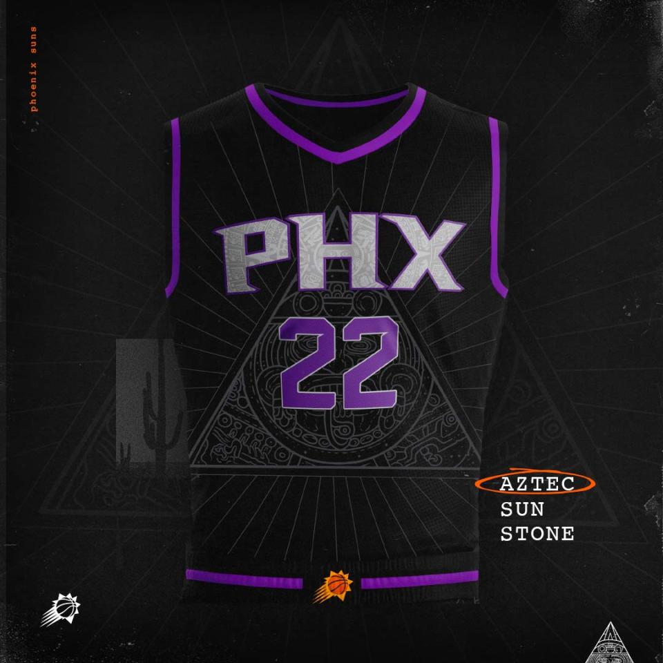 The Phoenix Suns' Aztec uniform concept.