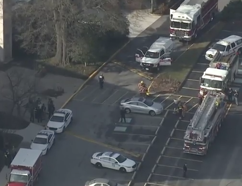 Maryland synagogue incident: Suspicious package found with people 'feeling ill' and hazmat crew on scene