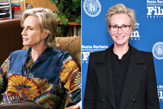 <p>Greg Gayne/CBS/Courtesy: Everet; Sarah Morris/WireImage</p> Dr. Linda Freeman; Jane Lynch