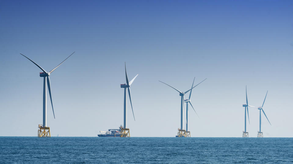 IMAGE: East Anglia One's offshore wind farm (ScottishPower)