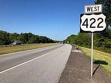 Route 422, with a 5-year makeover set to kick off next Monday