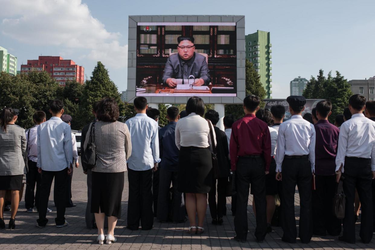 It is thought North Korean leader Kim Jong-Un may have ordered the attack on Channel 4: AFP/Getty Images