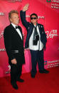 From left, Entertainers Siegfried and Roy arrive at the Keep Memory Alive 16th Annual "Power of Love Gala" honoring Muhammad Ali with his 70th birthday celebration on Saturday, Feb. 18, 2012, in Las Vegas. (AP Photo/Jeff Bottari)