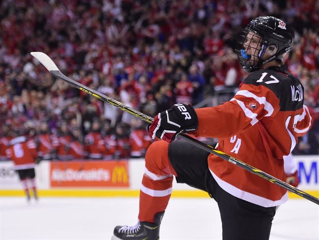 Connor McDavid scored 11 points for Canada at the world junior championship.THE CANADIAN PRESS/Frank Gunn