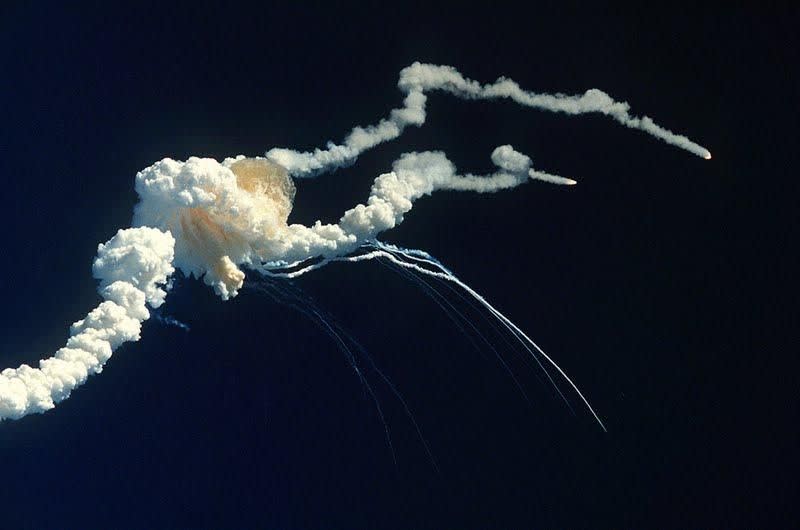 1986: The Challenger Space Shuttle Explodes