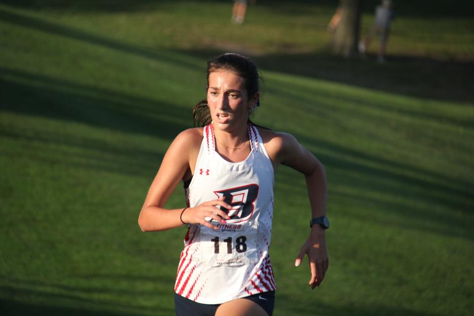 Ava Vance, seen here competing during the 2023 high school girls cross country season, is a two-time state qualifier in the Class 3A girls 3,000-meter run for Ballard entering the 2024 high school track and field season.