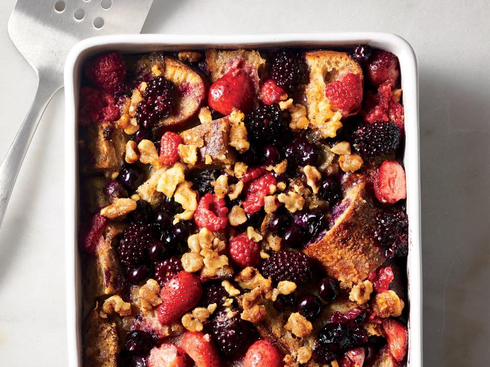 Berry-and-Walnut French Toast Casserole