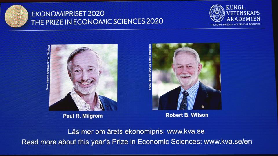 Der Wirtschaftsnobelpreis geht in diesem Jahr an Paul R. Milgrom und Robert B. Wilson.