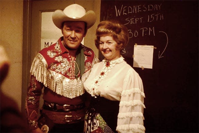 Roy Rogers and Dale Evans appeared at the York Fair in 1971.