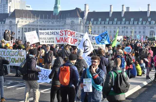 Rebellion Day environmental protest