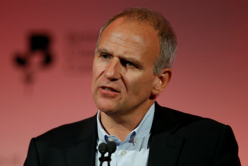 Dave Lewis, Tesco CEO, speaks at the the British Chamber of Commerce annual conference in London