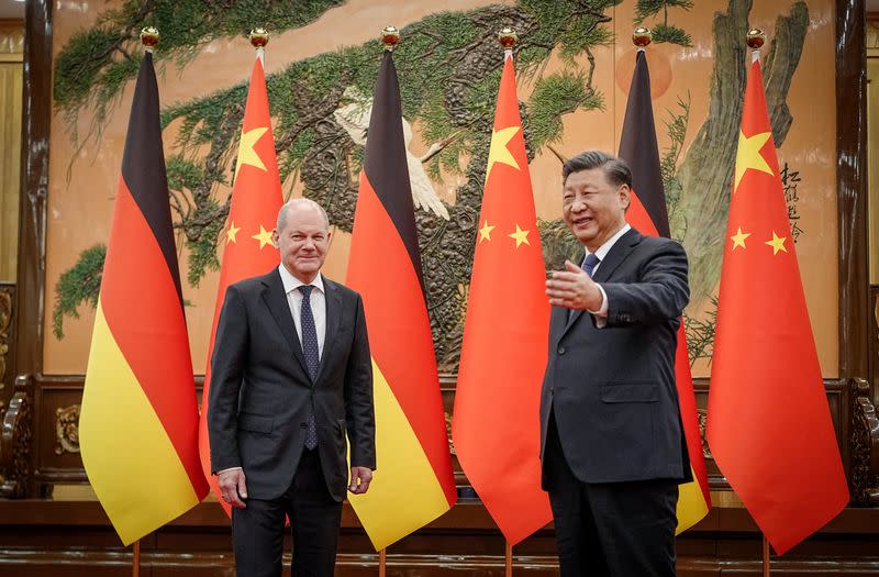 German Chancellor Scholz visits China