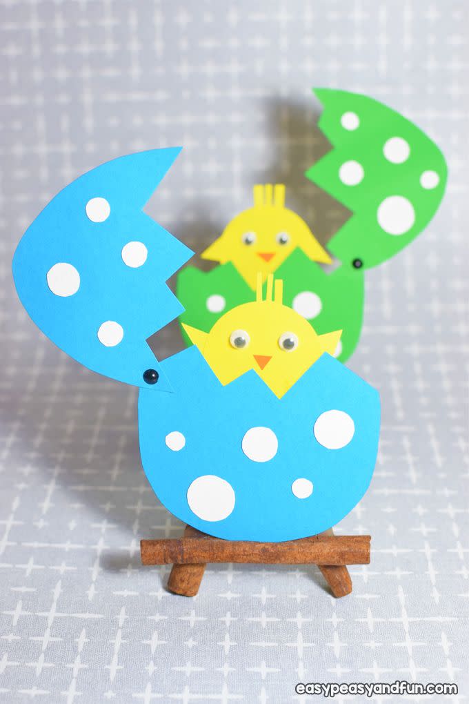 hatching chick diy easter cards