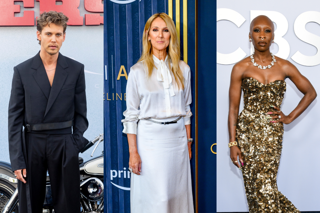 Austin Butler, Céline Dion and Cynthia Erivo also made our celebrity fashion lists this week. (Photos via Getty Images)