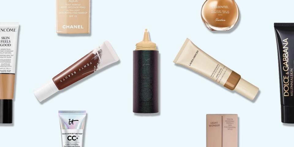 10 Foundations Serving Up Full Coverage Without Making Your Forehead Flake