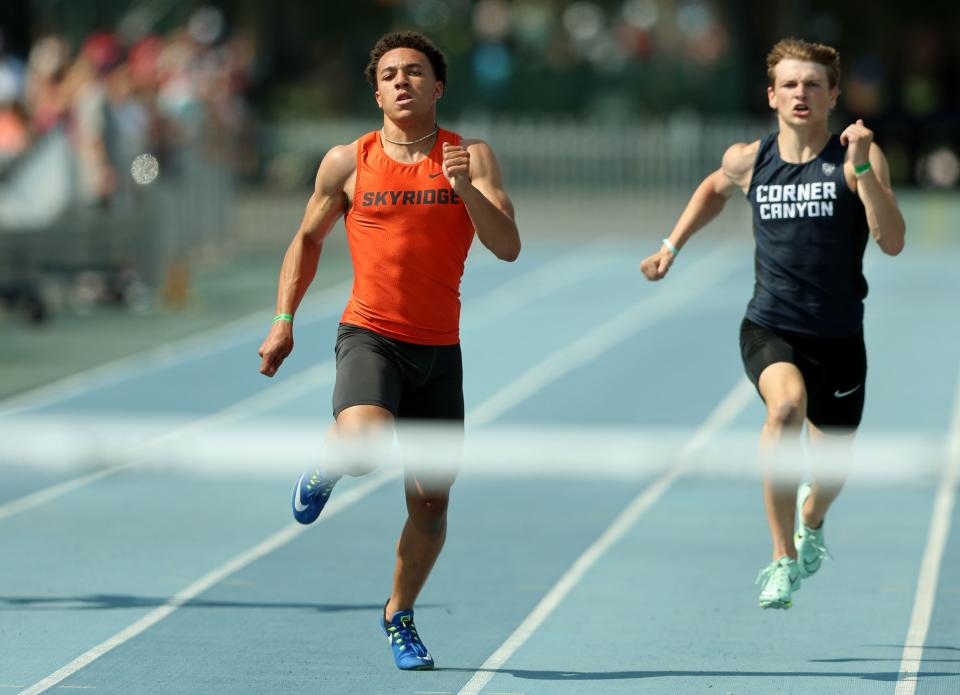 High School athletes gather at BYU in Provo to compete for the state track and field championships on Saturday, May 20, 2023. | Scott G Winterton, Deseret News