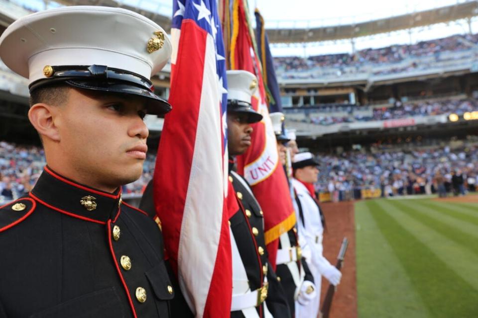 armed forces week color guard