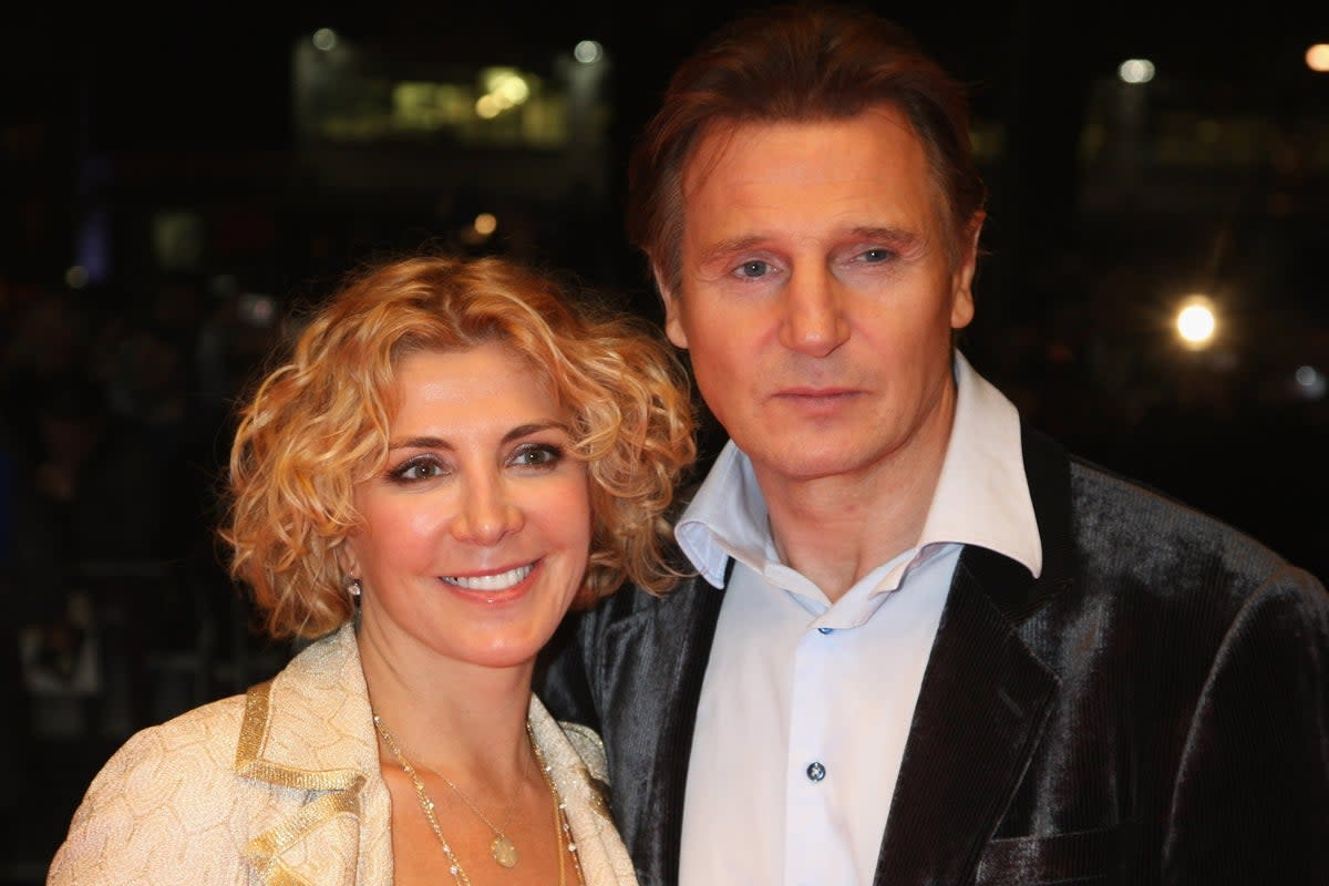 Liam Neeson reveals he talks to late wife Natasha Richardson ‘every day’ (Getty Images)