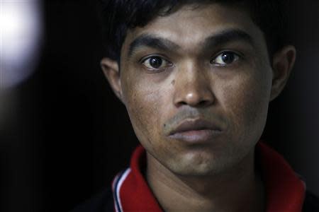 Bozor Mohammed from the Rakhine state in Myanmar is pictured after an interview at his house in Kuala Lumpur November 8, 2013. REUTERS/Samsul Said