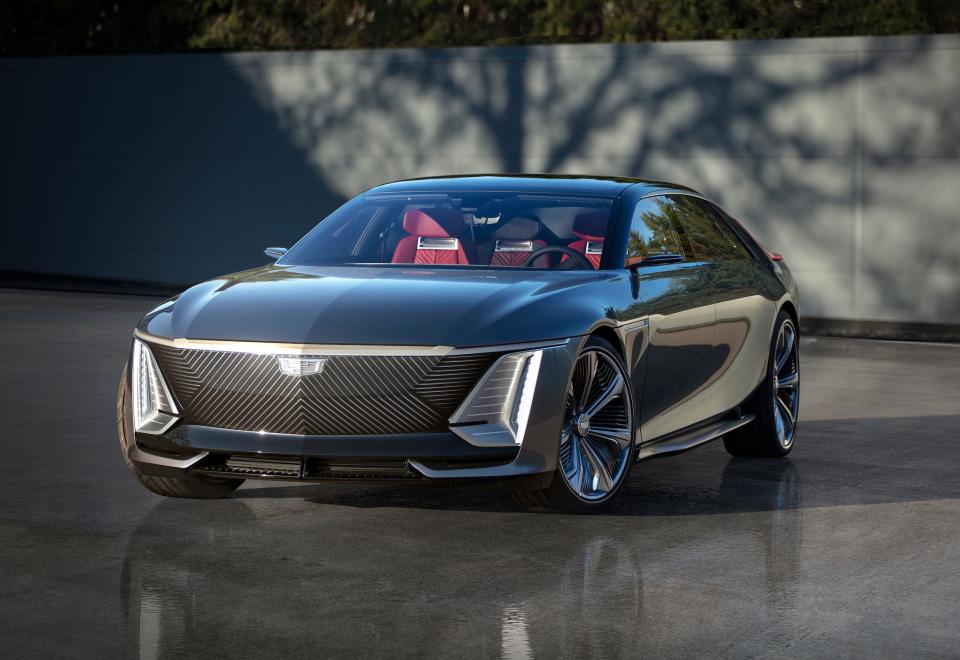 The Cadillac Celestiq electric luxury car. [Embargo 7/22 DNP]