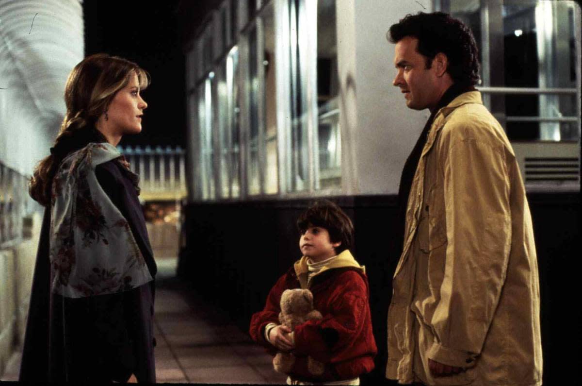 <p>IMAGO / United Archives</p><p>Has there ever been a more iconic duo than <strong>Meg Ryan</strong> and <strong><a href="https://parade.com/1396552/samuelmurrian/tom-hanks-movies/" rel="nofollow noopener" target="_blank" data-ylk="slk:Tom Hanks;elm:context_link;itc:0;sec:content-canvas" class="link rapid-noclick-resp">Tom Hanks</a></strong>? Nope! This hilarious, romantic tale set against the backdrop of radio waves and the Empire State Building remains a forever fave.</p><p>Related: <a href="https://parade.com/movies/meg-ryan-what-happens-later" rel="nofollow noopener" target="_blank" data-ylk="slk:Meg Ryan, Queen of the Rom-Com, Returns With 'What Happens Later';elm:context_link;itc:0;sec:content-canvas" class="link rapid-noclick-resp">Meg Ryan, Queen of the Rom-Com, Returns With 'What Happens Later'</a></p>