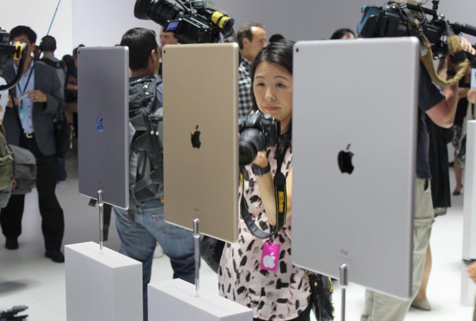The new Apple iPad Pro which has been unveiled at a live show in San Francisco (PA) (PA Archive)