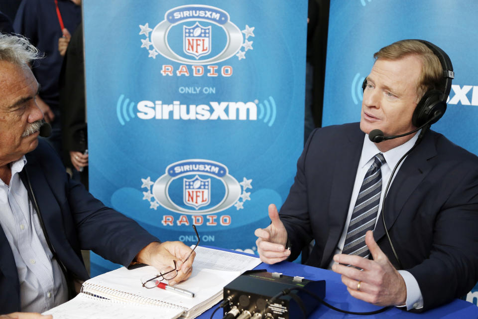 NFL commissioner Roger Goodell released a statement about sports gambling. (AP)