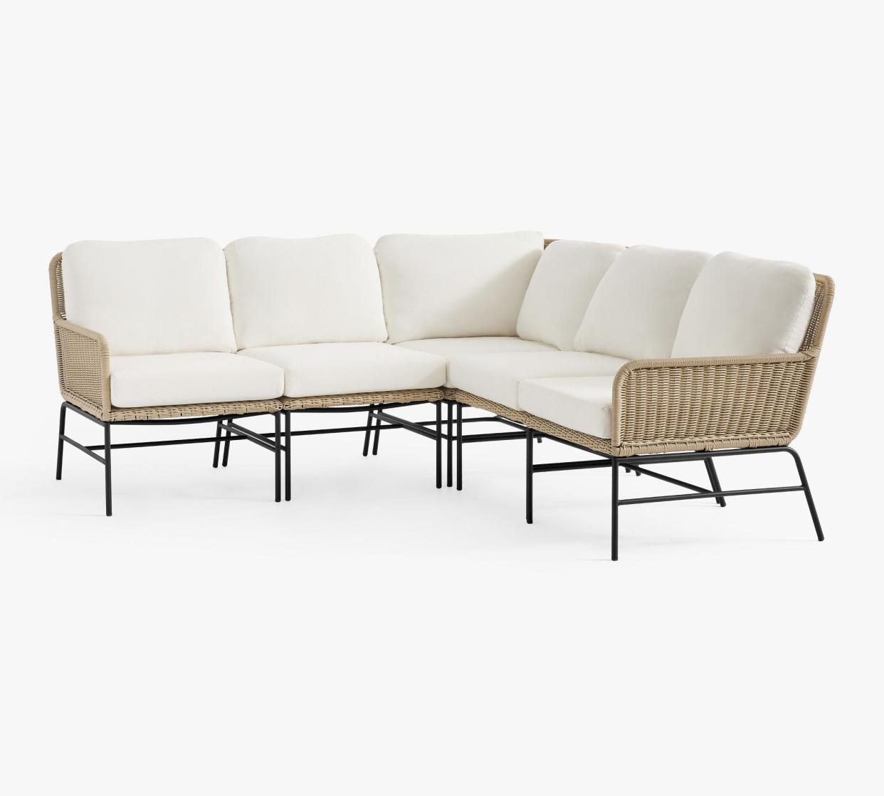 <p><a href="https://go.redirectingat.com?id=74968X1596630&url=https%3A%2F%2Fwww.potterybarn.com%2Fproducts%2Ftulum-5pc-sectional%2F%3Fpkey%3Dcoutdoor-sectionals-all-shop&sref=https%3A%2F%2Fwww.veranda.com%2Foutdoor-garden%2Fg60353247%2Fbest-outdoor-sectionals%2F" rel="nofollow noopener" target="_blank" data-ylk="slk:Shop Now;elm:context_link;itc:0;sec:content-canvas" class="link rapid-noclick-resp">Shop Now</a></p><p>Pottery Barn Tulum 5-Piece L-Shaped Outdoor Sectional</p><p>Pottery Barn</p><p>$2396.00</p>