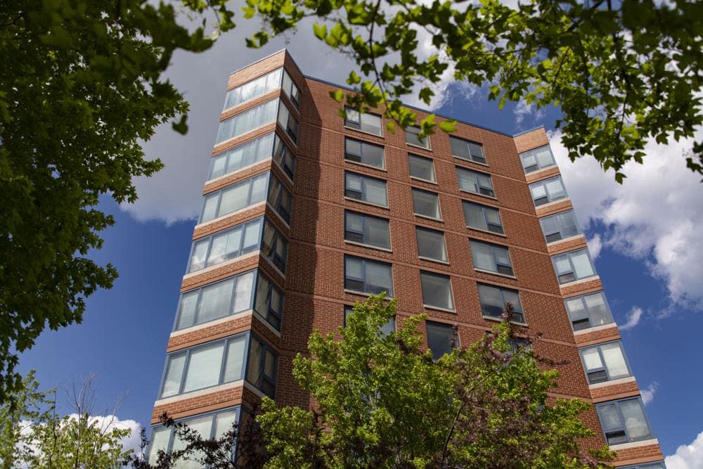 The James Sneider Apartments in Rogers Park on Monday, May 16, 2022, in Chicago, where three seniors citizens were discovered dead after residents reported high temperatures. The discovery of the victim’s bodies after a brief heat wave this month has raised questions about whether Chicago and the country are ready for the kind of brutal heat wave that killed more than 700 people in the city three decades ago. The Cook County Medical Examiner’s office has yet to determine the causes of death for the three women. (Brian Cassella/Chicago Tribune via AP)