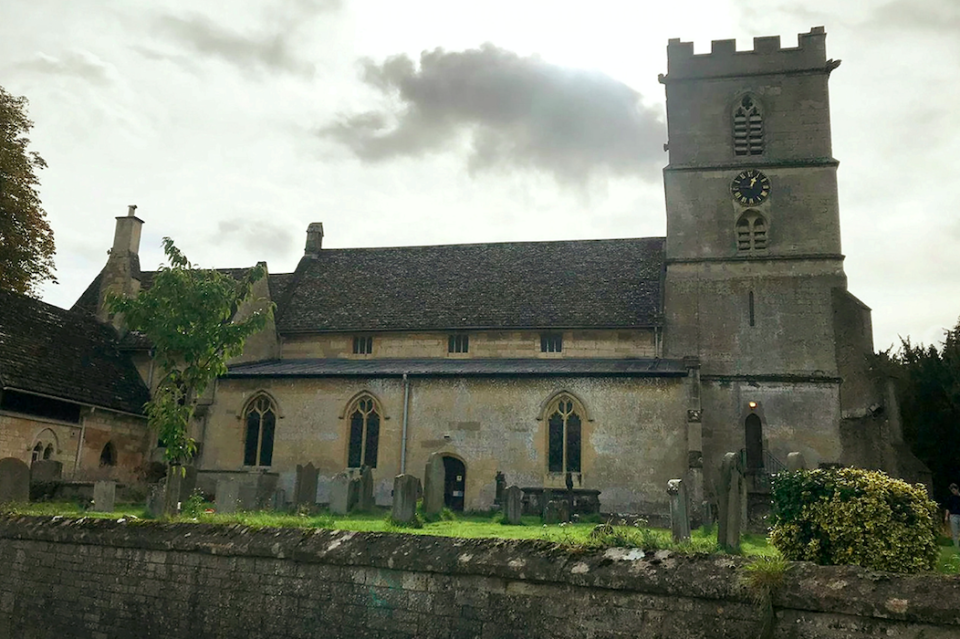 A mysterious figure called the 'Black Abbot' is said to endlessly roam the local churchyard (SWNS)