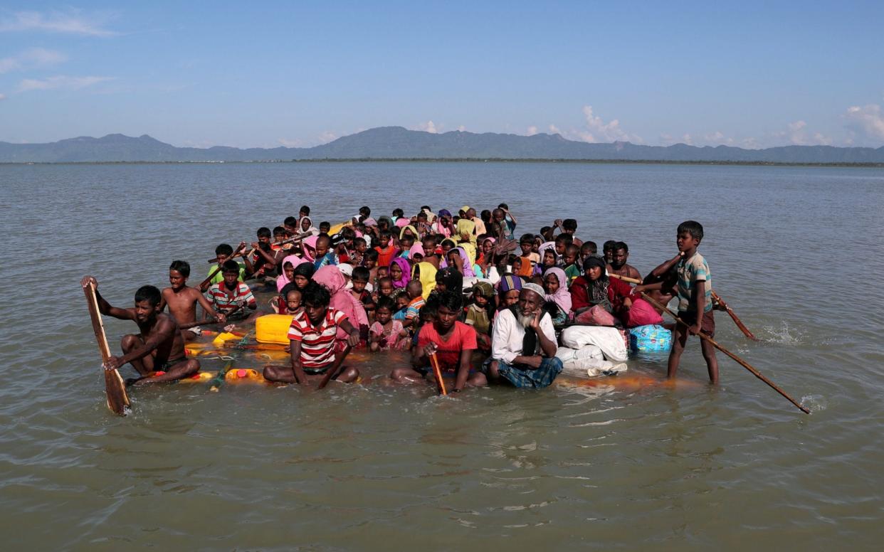 Rohingya refugees flee to Bangladesh in 2017 - Mohammad Ponir Hossain/Reuters