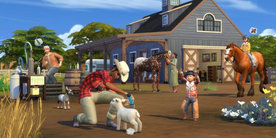the sims 4 horse ranch