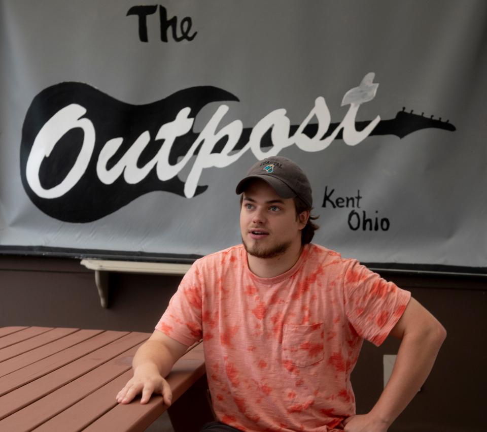 Manager Fran Bishop at the Outpost ini Kent.