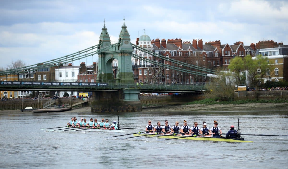 The Boat Races were split last year between men’s and women’s races  (Getty Images)