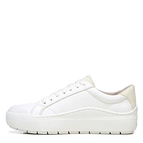 Dr. Scholl's Shoes Womens Time Off Platform Slip On Fashion Sneaker,White Smooth,8